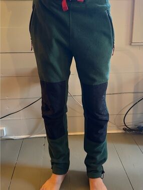 Topo Designs Polartec Forest Green Fleece Pants